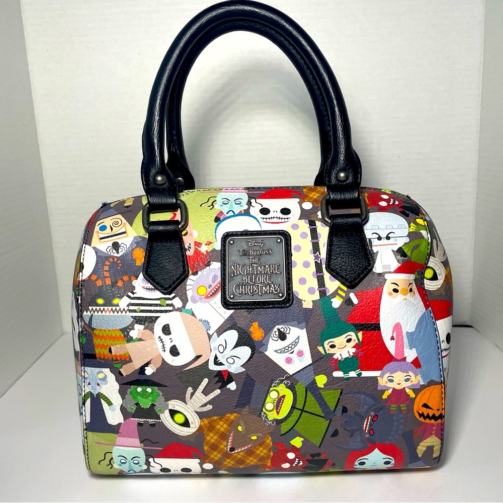 Disney Loungefly - Nightmare Before Christmas Chibi Characters Bag  9 X 8 X 5